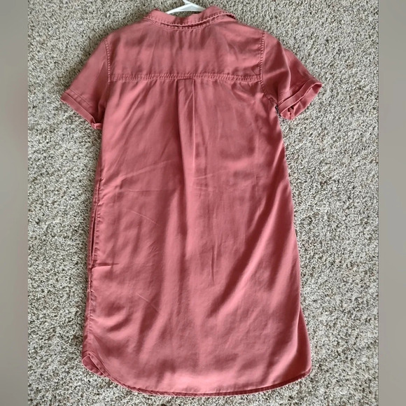 Lucky brand linen tencel button up shirt dress - Picture 5 of 6